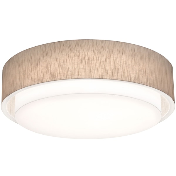 Afx Sanibel 32in. Medium Base Flush Mount, Jute Shade SAF3244MB-JT - main